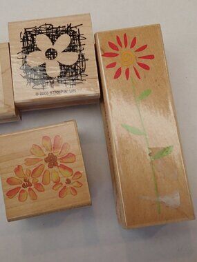 Flowers Stamper Set of 4